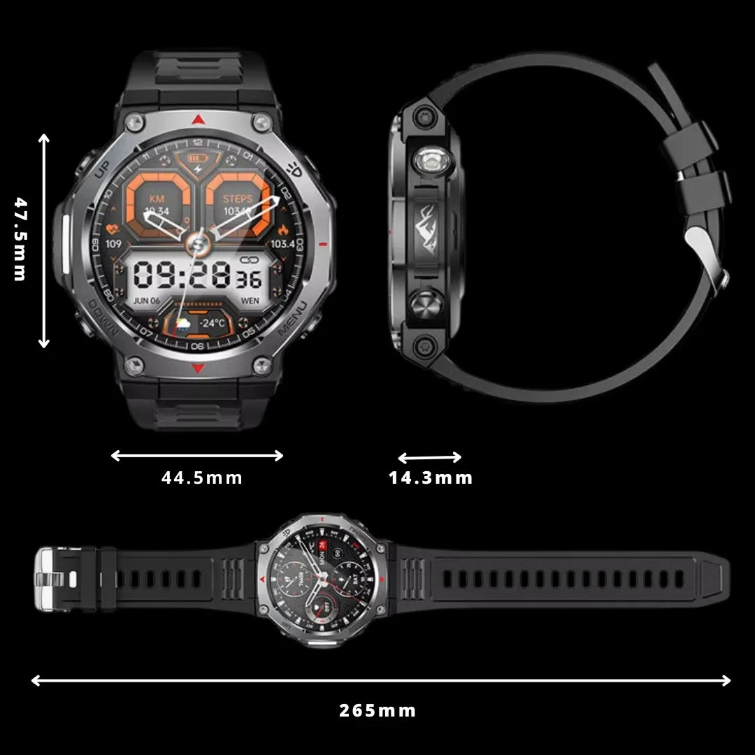 Smartwatch INDESTRUCTIBLE MILITAR PRO 10K