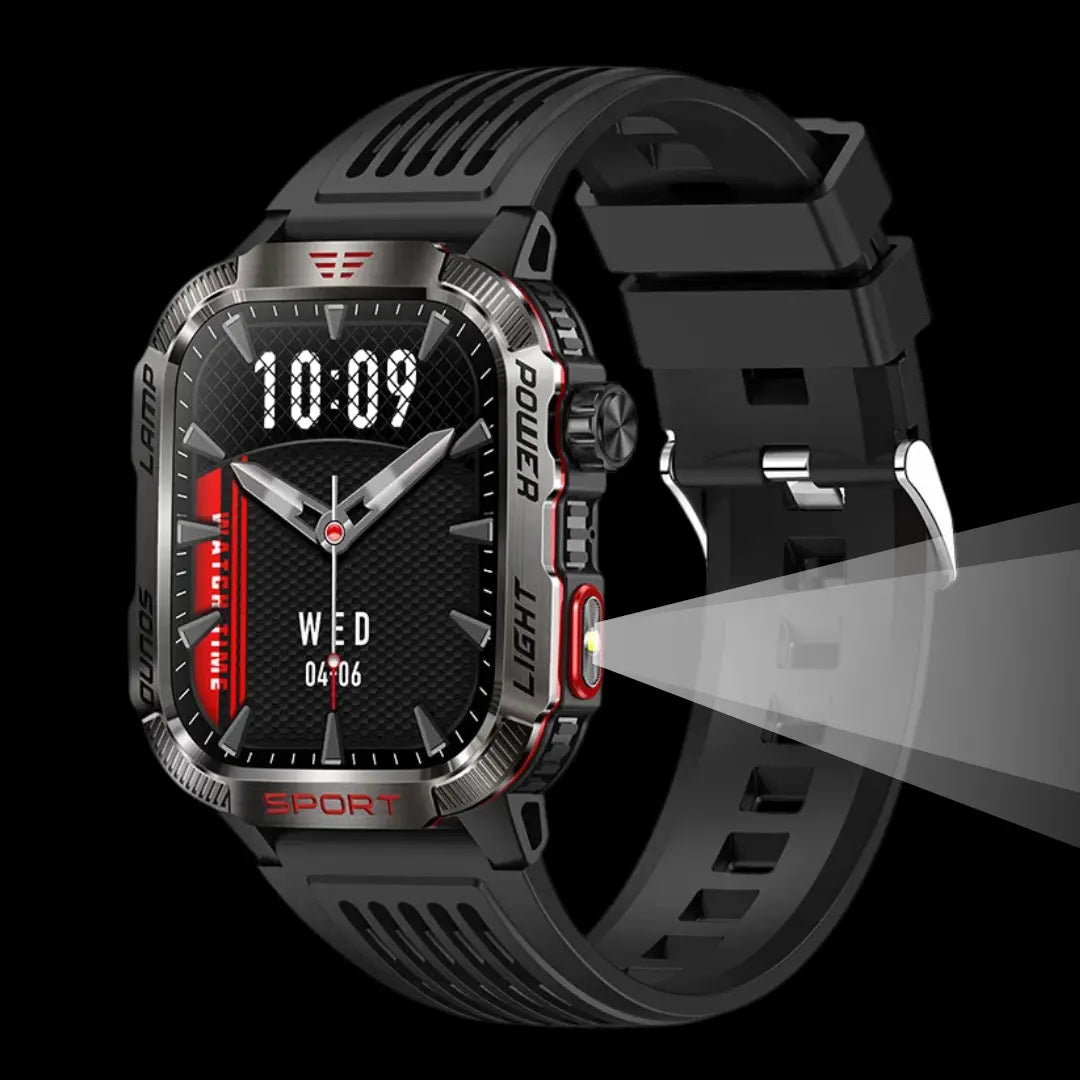 Smartwatch MILITAR 8 PRO CON DOBLE LINTERNA